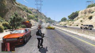 GTA 5 - Highway Massacre + Six Star Escape