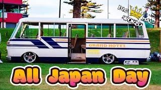 More than 600 cars turnout for SA All Japan day 2025. Featuring @lowstandards5269 bus build!