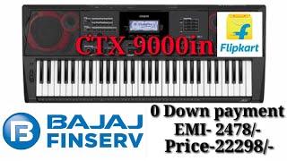 #casio_ctx_9000 #keyboard Casio ctx 9000in on emi 2478/- | purchase by flipkart | Bajaj Finserv