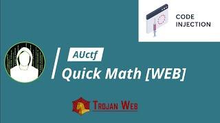 [CTF WRITE UP] AUctf 2020 | quick math [web] | Code injection