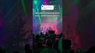 KAJ - Bara Bada Bastu ‍️ LIVE at Melodifestivalen 2025  #melfest #melodifestivalen #sauna