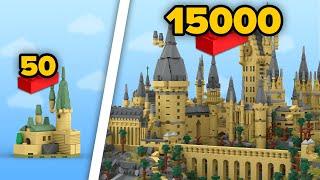 LEGO HOGWARTS From 50 to 15000 Parts | Comparison