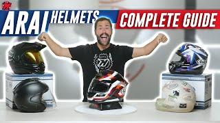 ARAI HELMETS  Everything You Need to KNOW  Which is the best?