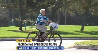 Florida ranked 'most dangerous' for pedestrians and cyclists