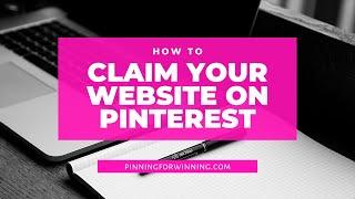 Pinterest for Business: How to Claim Your Website