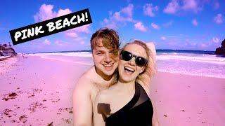 This Barbados beach is pink! | The Crane Beach