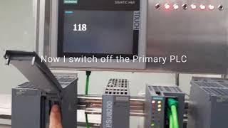 Testing of performance of switch-over of Redundancy PLCs 1513R to control Modbus TCP field devices