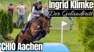 Ingrid Klimke - Der Geländeritt  | Trotz Fehler im Springen siegt sie!  | CHIO Aachen 2019