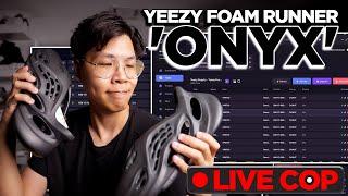 LIVE COP | YEEZY Foam Runner Onyx | VALOR, MEK, TRICKLE, WHATBOT | Kevin Sôcôla