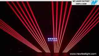 8 Eye Laser Stage Lighting Moving Bar Fat Beam 6-14CH Channel