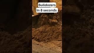 Bulldozers In 8 Seconds || Manmade Machinery #shorts #machinery #bulldozer