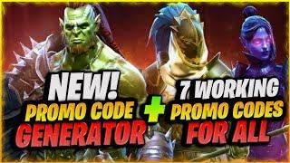 7 Working Promo Codes + NEW Promo Code Generator for Raid Shadow Legends