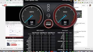 WD My Cloud Speed Test on WiFi