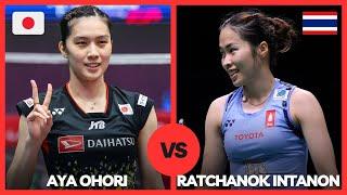 Ratchanok Intanon(THA) vs Aya Ohori(JPN) Badminton Match Highlights | Revisit Denmark Open 2019