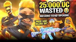 WASTED 25000 UC ?  INFERNO FIEND MUMMY SET  NEW M416 CRATE OPENING  PUBG MOBILE PAKISTAN