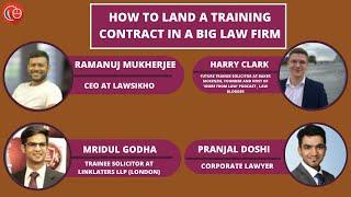 How to land a training contract in a big law firm | Harry, Mridul, Pranjal & Ramanuj