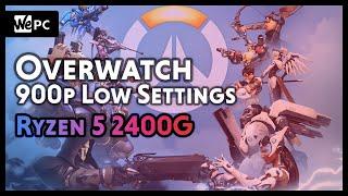 AMD Ryzen 5 2400G | Overwatch | 900p Low Settings | WePC Benchmark