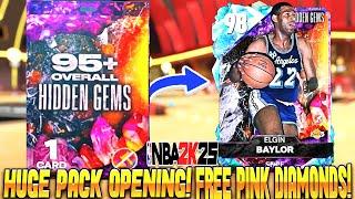 FREE PINK DIAMOND + HUGE PACK OPENING! UPGRADING OUR NMS TEAM! NBA 2K25 MYTEAM EP.#9