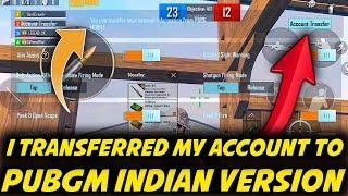 I Transferred My Pubg Mobile Account From Global Version To Indian Version | Pubg mobile India 