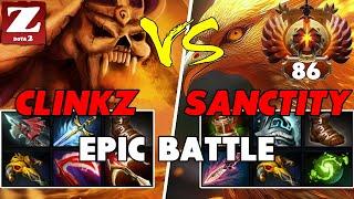 THE RADIANT (CLINKZ) Carry vs SANCTITY (PHOENIX) Mid - Epic Battle Of Pro Dota 2 Players - Z Dota 2