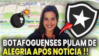 EXPLODIU! BOTAFOGUENSES PULAM DE ALEGRIA! NINGUÉM ESPERAVA! REFORÇOS DE PESO! NOTÍCIAS DO BOTAFOGO!