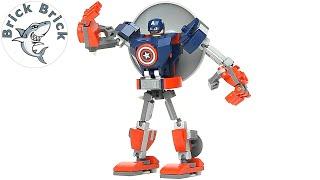 LEGO Marvel 76168 Captain America Mech Armour - Speed Build Review