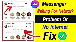 FIX Messenger Waiting For Network Problem | Messenger No internet Connection Problem solved