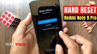 How to Hard Reset Redmi Note 9 Pro