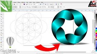 Circle logo design/Corel Draw Tutorial