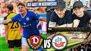 HITZIGER OSTKLASSIKER, KAMPF, TABELLENLETZTER... Dynamo Dresden - Hansa Rostock Stadion Vlog