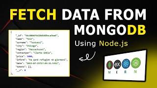 Get/fetch data from Mongo DB and show it in React JS | Fetch data from MongoDB using Node.js