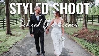 Behind the Scenes of a STUNNING Wedding Styled Shoot