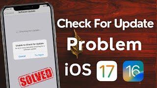 How to Fix An Error Occurred While Checking For a Software Update iOS 16