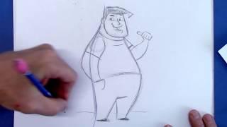 How to Draw a Cartoon People - for Beginners