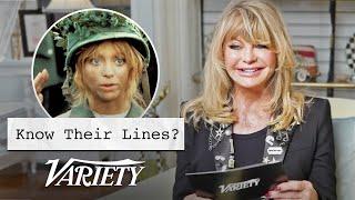 Does Goldie Hawn Know Her Lines From Her Most Famous Films?