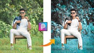 Picsart me background colour kaise change kare // picsart photo editing background color change...