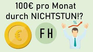 100€ WIRKLICH passives Einkommen - 4 Wege!