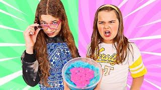 MAKE THIS SLIME PRETTY CHALLENGE Ms. Cillarini VS Maddy | JKrew