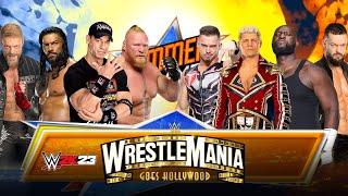 WWE 2K23 Wrestlemania 39 Opponents Vs Roman Reigns Brock Lesnar John Cena & Edge