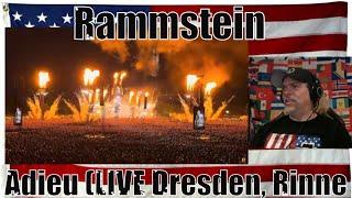 Rammstein - Adieu (LIVE Dresden, Rinne, 15.05.2024) 4K - REACTION