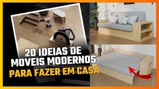 20 Ideias de Móveis Modernos e Inteligentes para Fazer em Casa ou Renda Extra Marcenaria Criativa