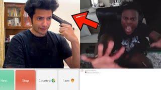 Gun Prank On @IShowSpeed | IshowSpeed Omegle | Omegle Harsh