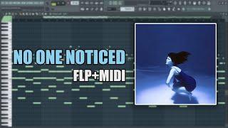 The Marias - No One Noticed (MIDI + FLP) (FL Studio Piano Tutorial / Cover)