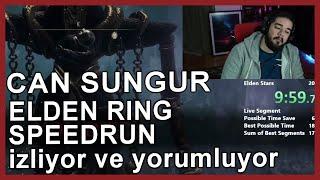 Can Sungur - Dünya Rekoru Kıran ELDEN RING SPEEDRUN İzliyor ve Yorumluyor!