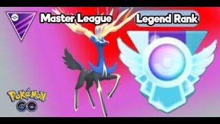 Reaching Legend Rank with Xernias in Go Battle League for Master League, Season 21, in Pokémon Go