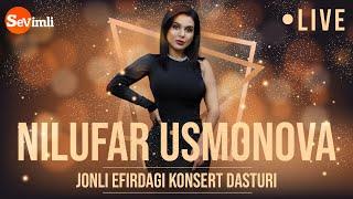 JONLI EFIR! Nilufar Usmonova JONLI IJRODAGI konsert dasturini jonli efirda tomosha qilyapsiz!