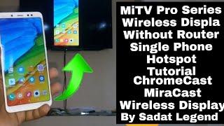 Mi TV Pro Series Screen Cast Mirroring Without Router