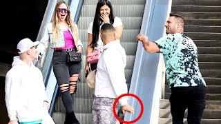 TOUCHING HANDS ON THE ESCALATOR PRANK!! 20