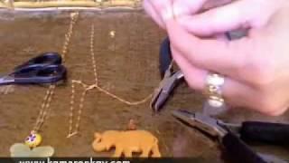 How to make a necklace - Gold Chain