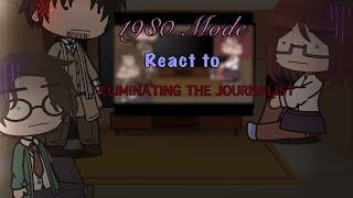 1980 Mode react to ELIMINATING THE JOURNALIST || Yandere Simulator